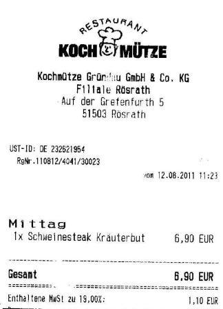 ssrt Hffner Kochmtze Restaurant